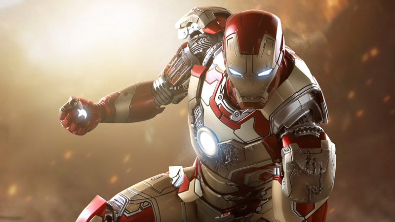 Action Figure Iron Man James Rhodes Superhero Hulk 5120X2879 Postercastle.Com Wallpaper