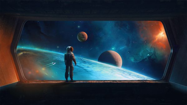 Astronaut Digital Wallpaper