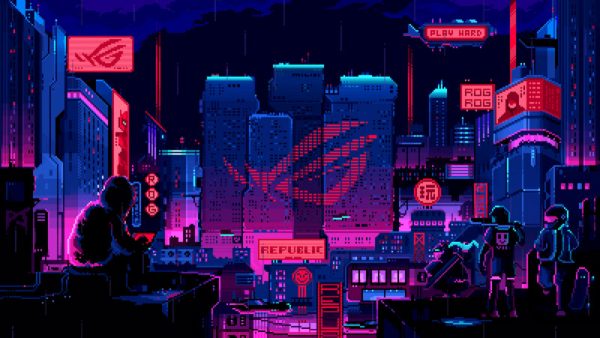 Asus Rog Futuristic Wallpaper