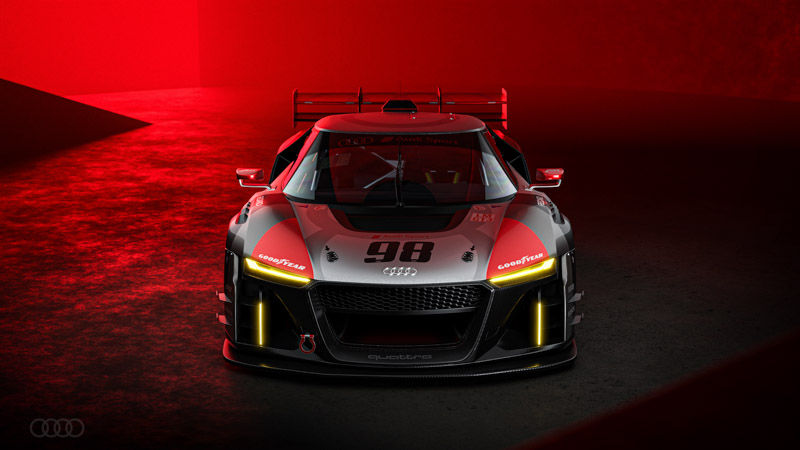 Audi R8 Lms Gt3 Red Wallpaper
