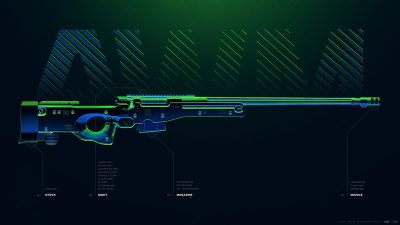 Awm Sniper Rifle Pubg Mobile Playerunknowns Battlegrounds Wallpaper