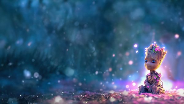 Baby Groot Cute Art Wallpaper