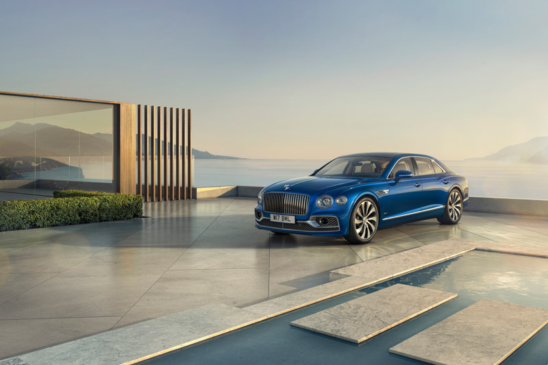 Bentley Flying Spur Azure Luxury Sedan 2022 5K 8K Wallpaper
