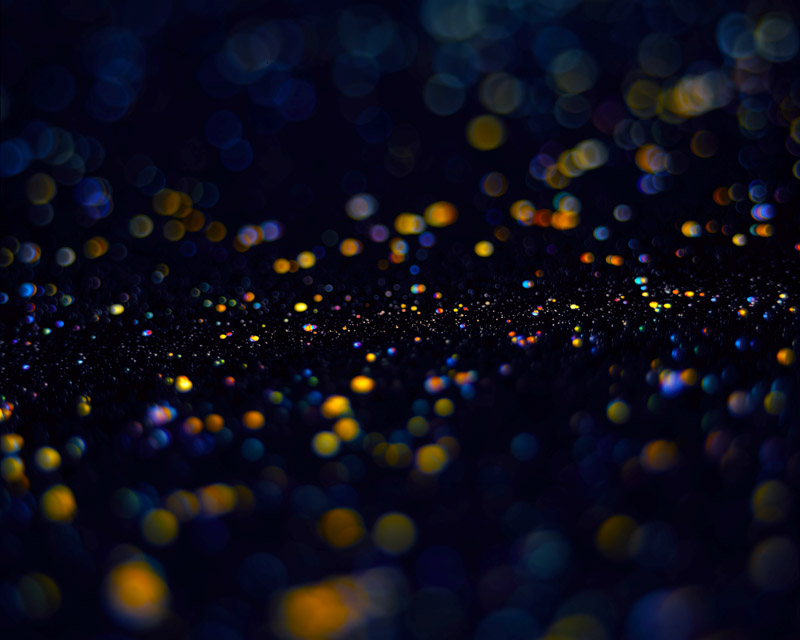 Bokeh Macro Dark Background Glitter Bubbles Colorful Wallpaper