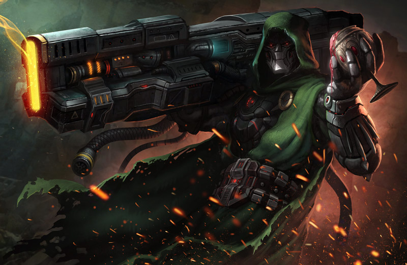 Doctor Doom Dope Wallpaper