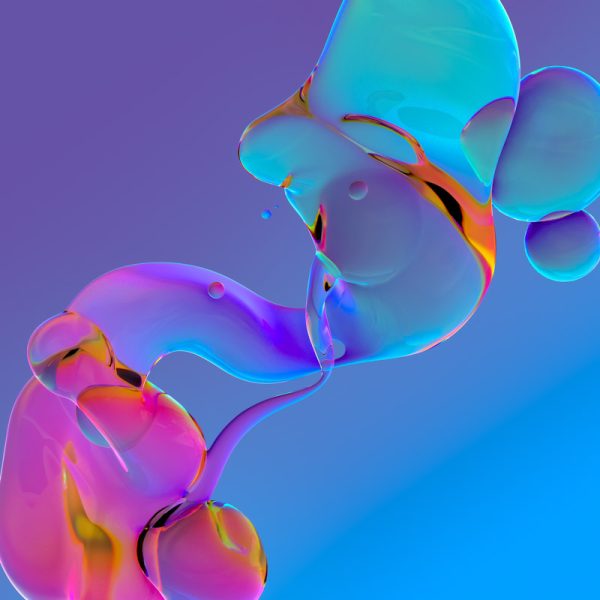 Fluidic Glossy Gradient Background Blue Background Wallpaper