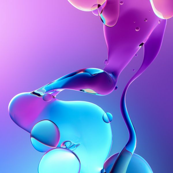 Fluidic Glossy Gradient Background Purple Background Wallpaper