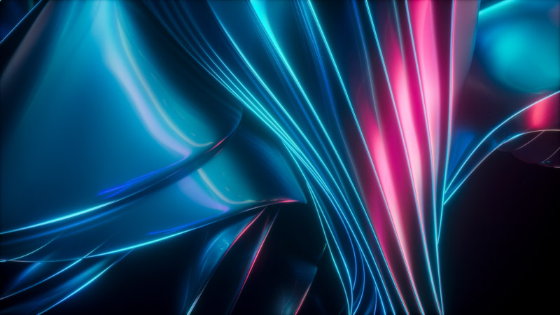 Futuristic Blue Wallpaper
