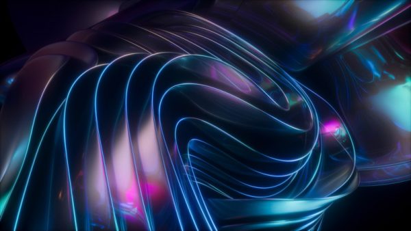 Futuristic Blue Wallpaper