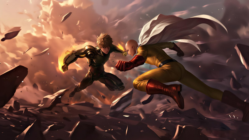 Genos Saitama One Wallpaper