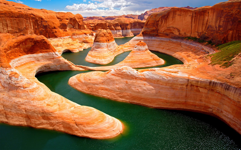 Glen Canyon Utah United States Colorado River Lake Powell Wallpaper