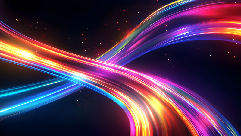Infinity Neon Wallpaper