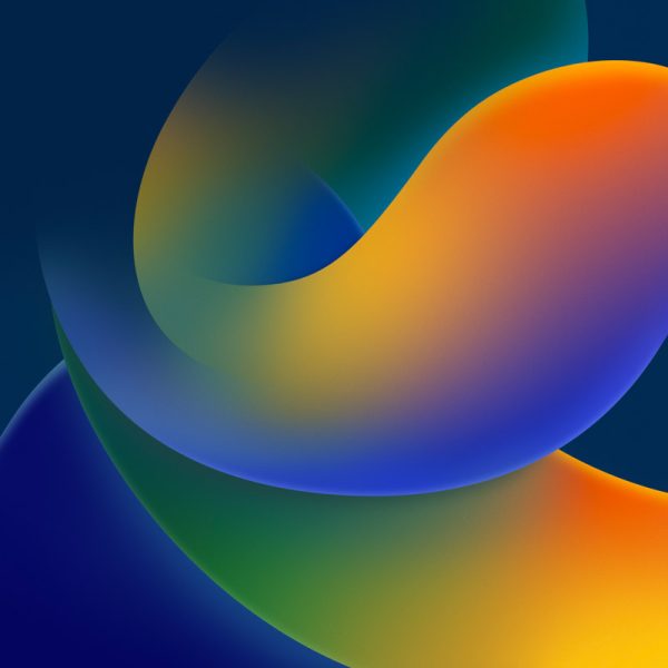 Ios 16 Stock Ipados 16 Gradient Background Dark Mode Wallpaper
