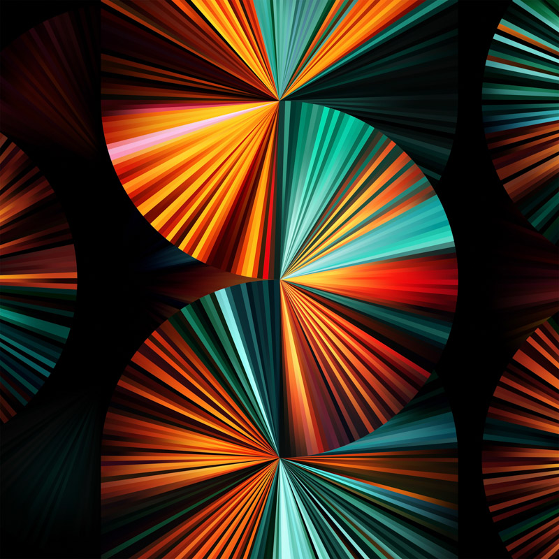 Ipad Pro 2021 Apple Event 2021 Green Colorful Stock Wallpaper