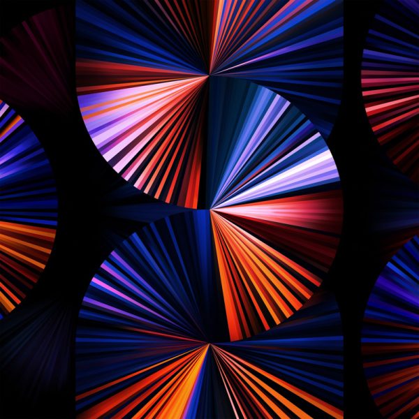 Ipad Pro 2021 Apple Event 2021 Purple Dark Colorful Stock Wallpaper
