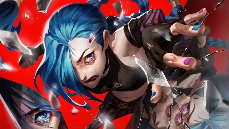 Jinx Arcane League Of Legends Wallpaper