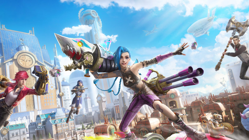 Jinx Bgmi Pubg Arcane Crossover 5K 2022 Games Wallpaper