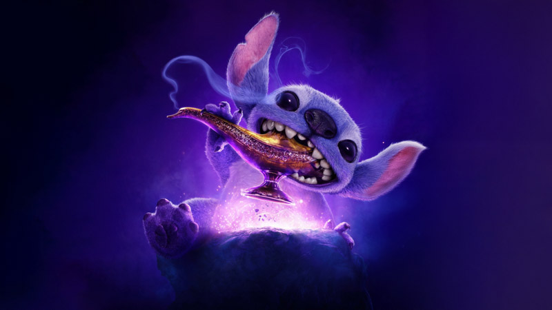 Lilo Stitch Aladdin Wallpaper