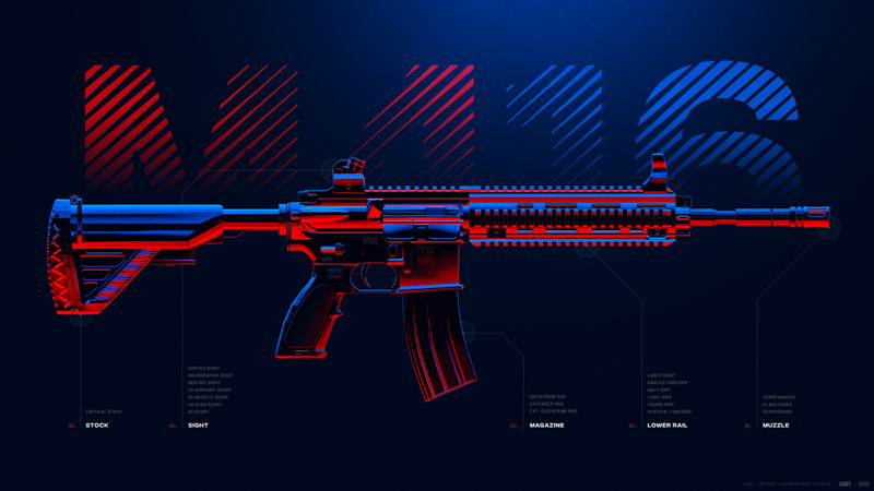 M416 Assault Rifle Pubg Mobile Playerunknowns Battlegrounds Wallpaper