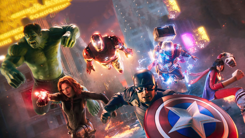 Marvels Avengers Marvel Superheroes Playstation 4 Wallpaper