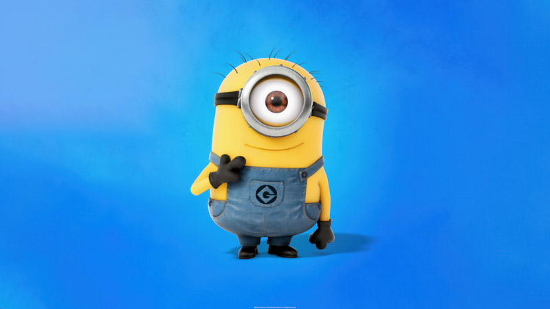 Minion Blue Wallpaper
