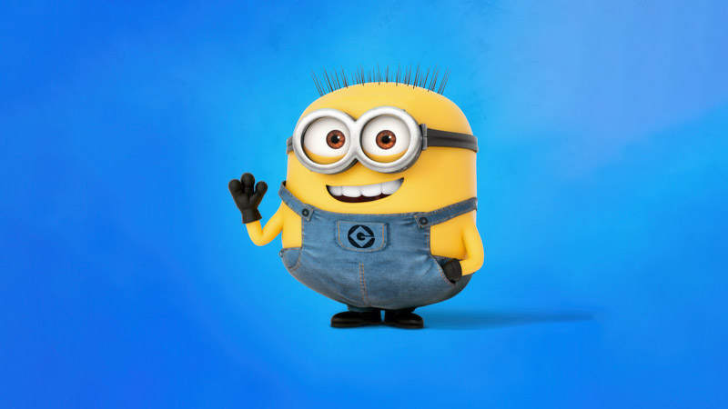 Minion Smiling 5K Wallpaper