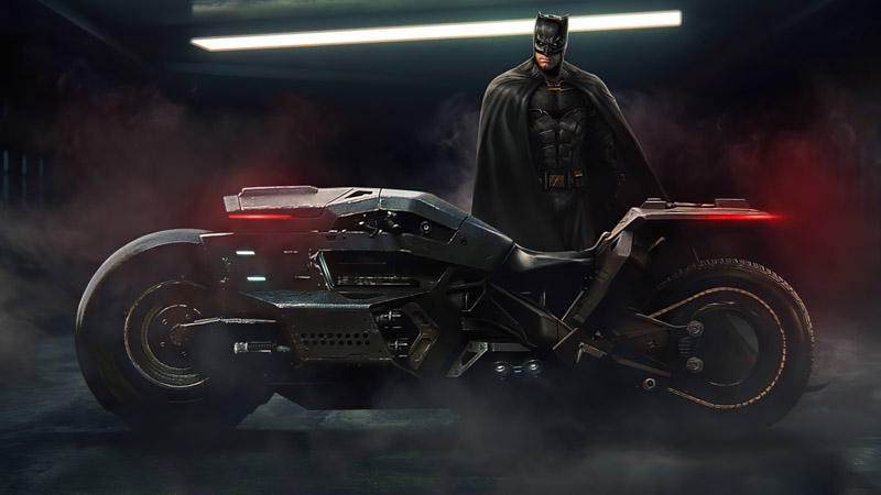 Motorcycle Batman Dc Extended Universe Dc Comics Television 3840X2160 Postercastle.Com Wallpaper