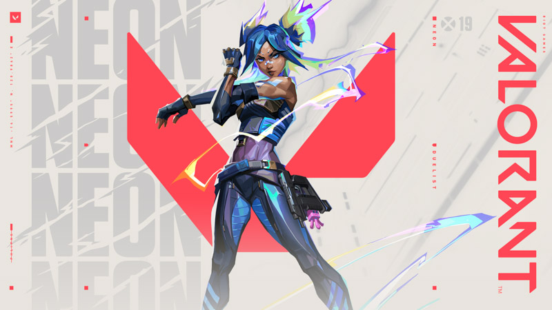 Neon Valorant Wallpaper