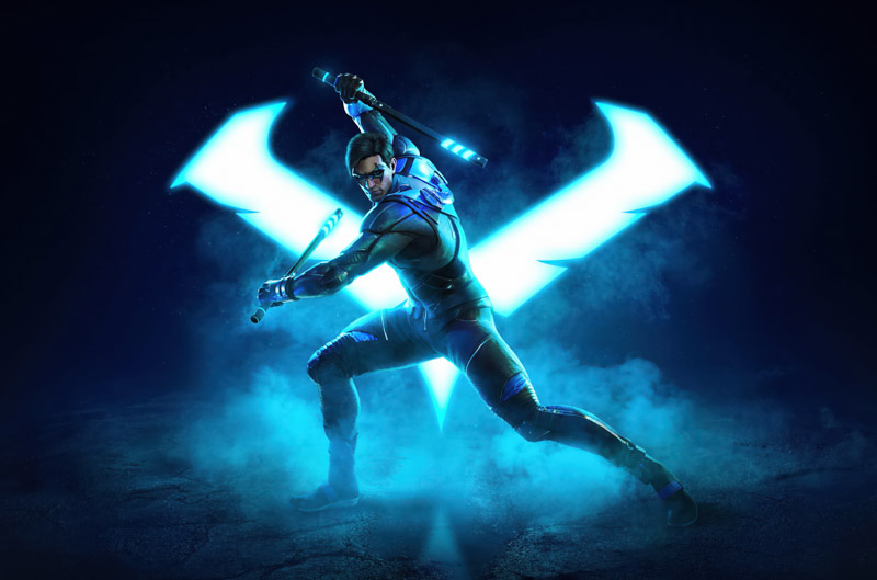 Nightwing Gotham Wallpaper