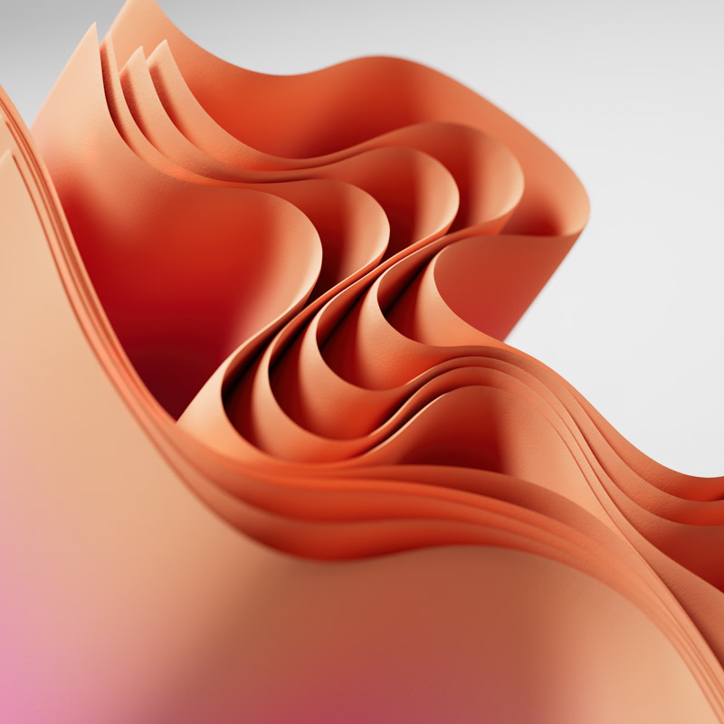 Orange Abstract Wallpaper