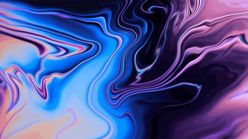 Purple Macbook Pro Stock 5K Wallpaper