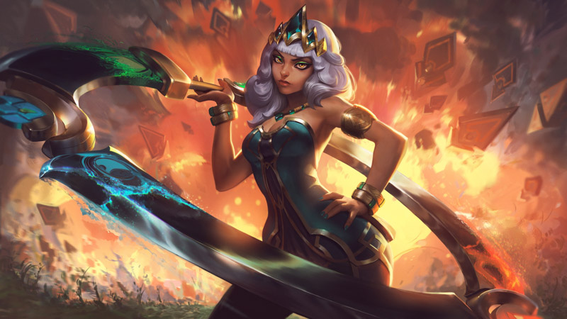 Qiyana 8K League Of Wallpaper