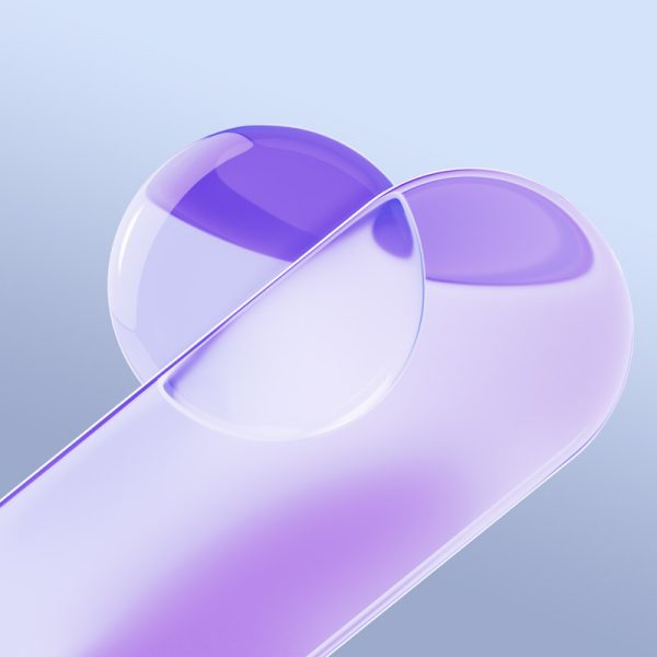 Shapes Gradient Abstract Light Purple Background 5K Wallpaper