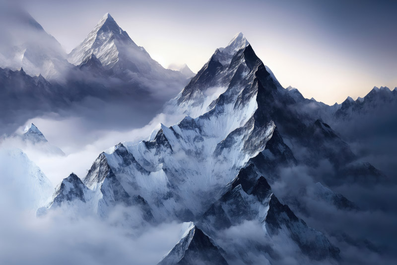 Snowy Mountains Wallpaper