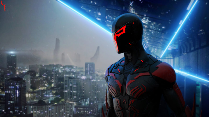 Spider Man 2099 Marvel Superheroes Marvel Comics Concept Art Wallpaper