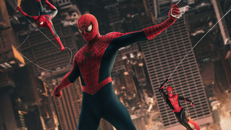 Spider Man Superhero Television Spider Man No Way Home Spider Man Homecoming 7680X4320 Postercastle.Com Wallpaper