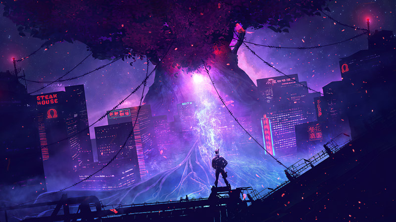 Stage Art Plant Skyscraper World 3840X2160 Postercastle.Com Wallpaper