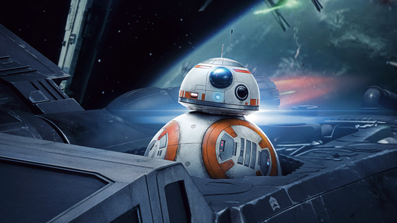 Star Wars Bb 8 Darth Vader Poe Damer 4833X2718 Postercastle.Com Wallpaper