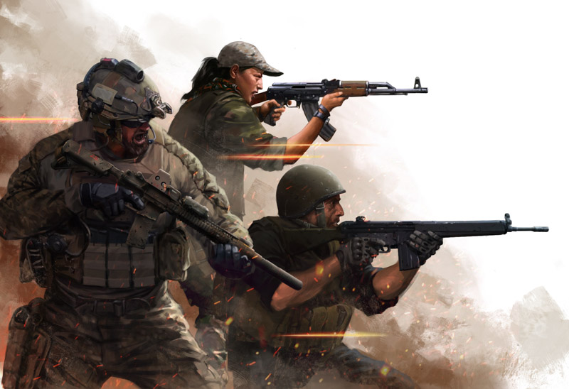 Swat Video Games Military Organization Army Military 9536X6531 Postercastle.Com Wallpaper