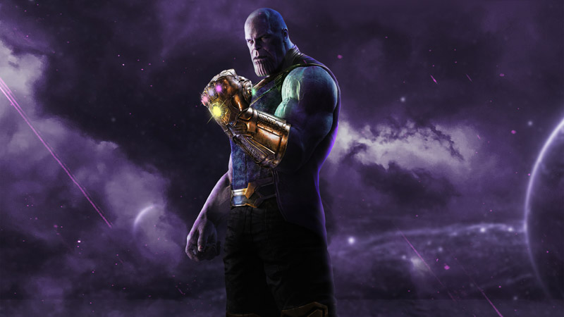 Thanos The Mad 3840X2160 Postercastle.Com Wallpaper