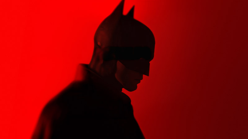 The Batman 2022 Movies Dc Comics Red Background 5K 5K Wallpaper