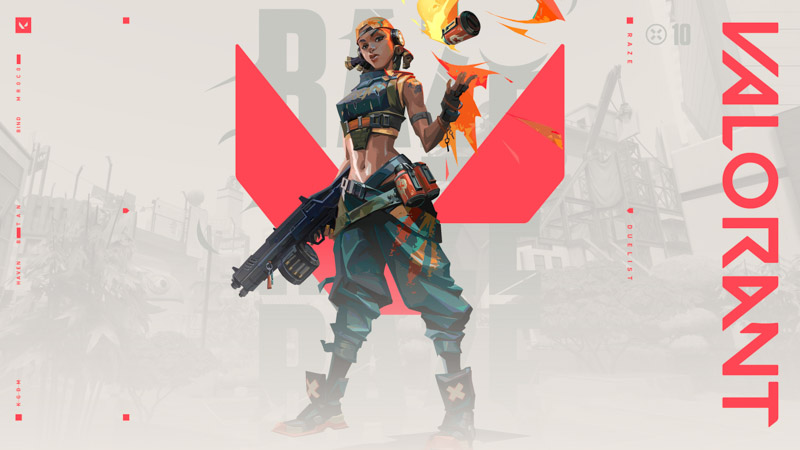 Valorant Agent Raze Wallpaper