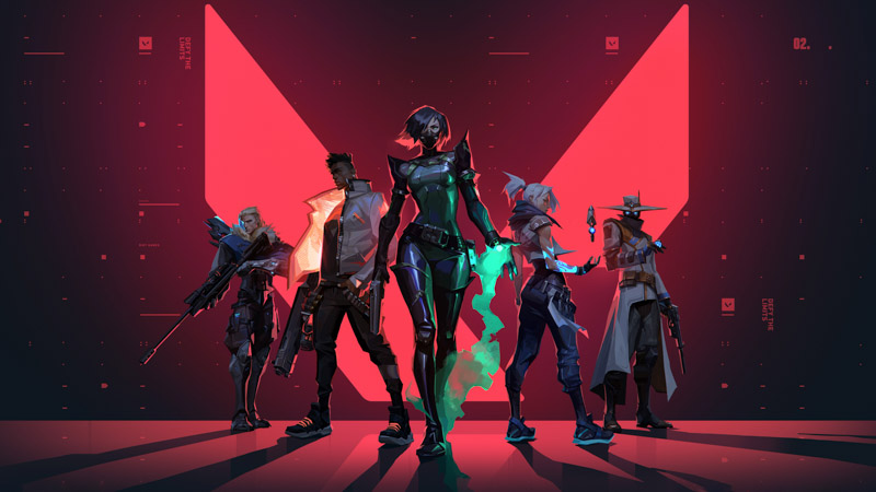Valorant Viper Jett Phoenix Cypher Sova 5K Wallpaper