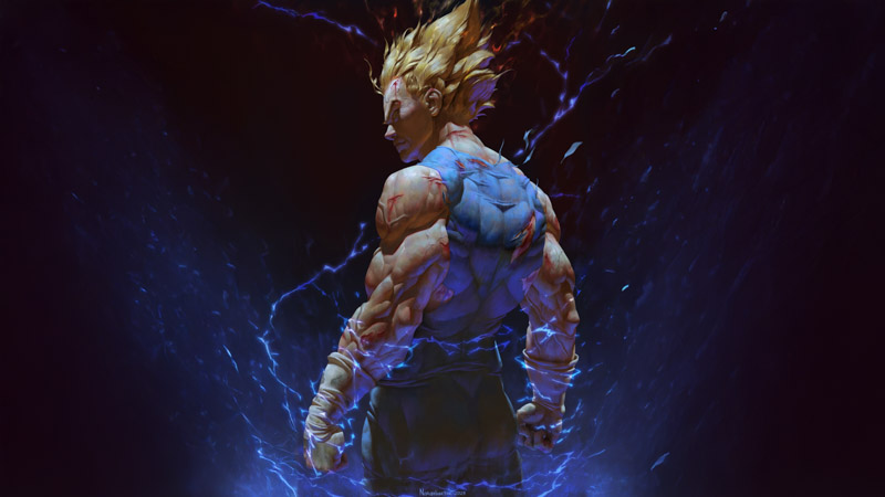 Vegeta Muscular Wallpaper