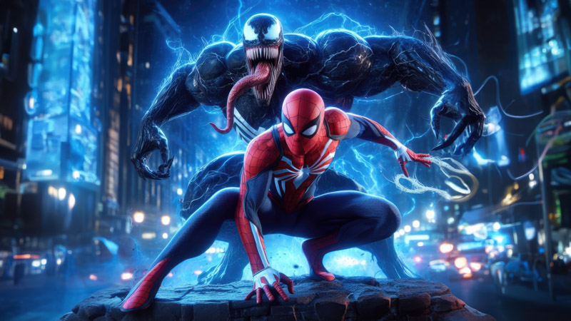 Venom Spider Man Wallpaper