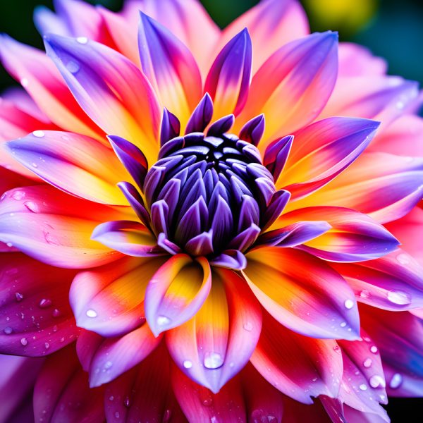 Vibrant Dahlia Wallpaper