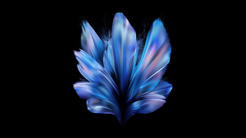 Vivo X Fold Blue Wallpaper
