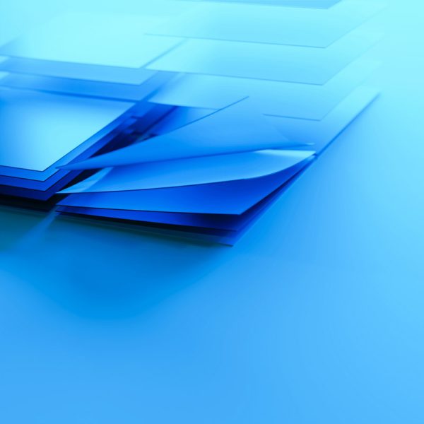 Windows Logo Blue Layers 5K Wallpaper