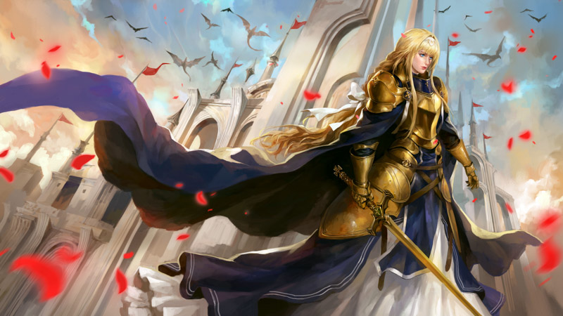 Woman Warrior Illustration Kirito Art Games 7680X4320 Postercastle.Com Wallpaper