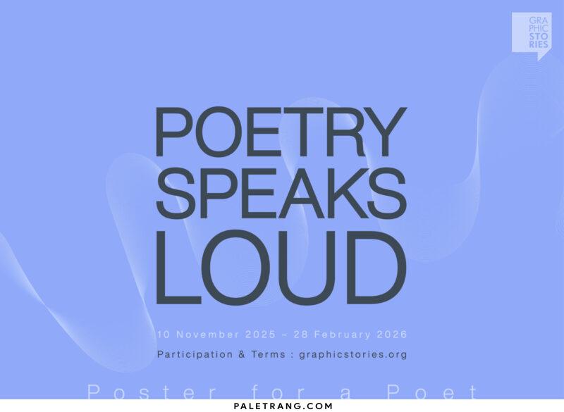 Poetry Speaks Loud – A Poster for a Poet
